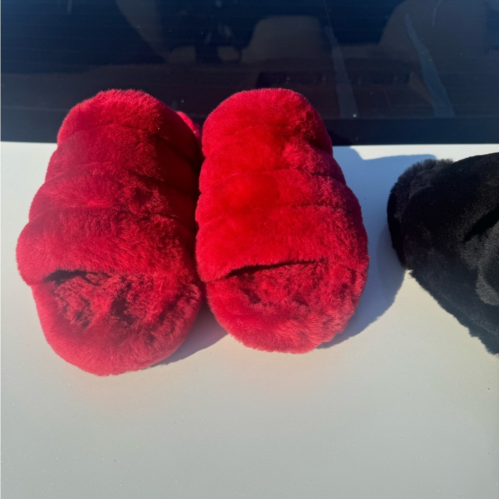 Red Ugg size 8 slippers
